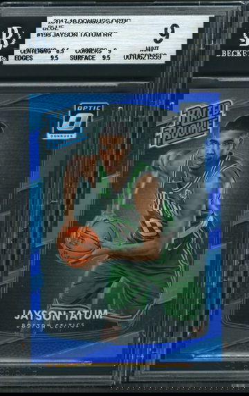 2017 OPTIC BLUE /49 JAYSON TATUM BGS 9