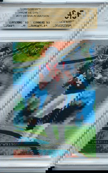 Deshaun Watson Select Field Level Tie Dye /25 Rookie BGS 9.5 True Gem +