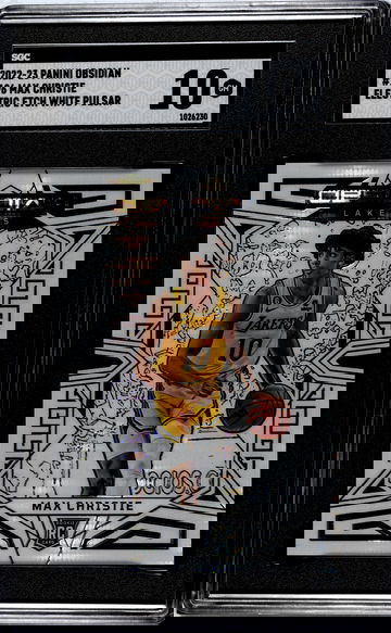 2022-23 Max Christie Obsidian Electric White Pulsar