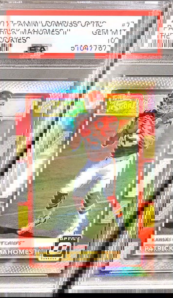 2017 Patrick Mahomes Donruss Optic The Rookies PSA 10