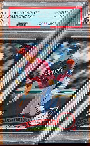 2011 Topps Update Paul Goldschmidt BLACK /60 PSA 9 Rookie RC