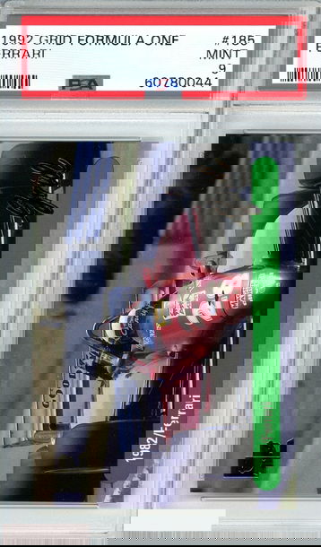 1992 GRID FORMULA ONE FERRARI #185 POP 2! PSA 9 MINT