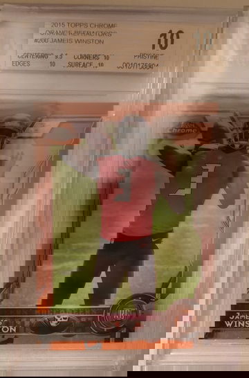 Jameis Winston Topps Chrome Orange BGS 10 RC