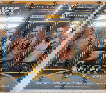 3 Box Lot 2021 Panini Select UFC FOC Factory Sealed  H2 Hobby Box 4 Packs 24 Cards Look Exclusive Autos & Disco Prizm