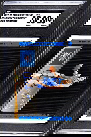 2022-23 Panini Photogenic Chet Holmgren Autograph SGC 10/10