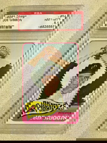 1965 Topps #54 Joe Gibbon PSA 8 . 5 NM-MT+ PIRATES 9