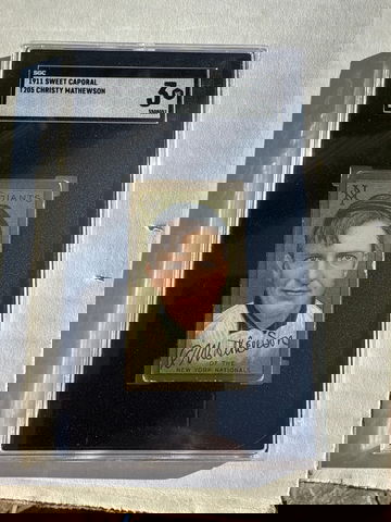 1911 T205 Christy Mathewson sweet caporal sgc 3 HOF 