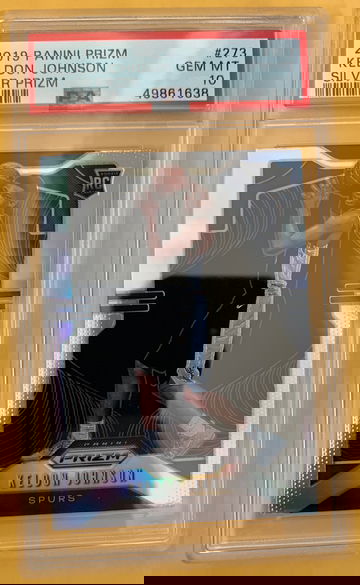 2019 prizm silver Keldon Johnson psa 10