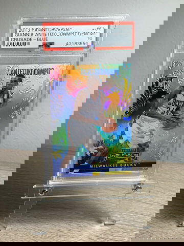 2013 Panini Crusade Blue Giannis Antetokounmpo PSA 10 GEM MINT RC Rookie Rare