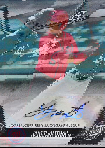 2021 Bowman Platinum Yasel Antuna #TOP-47 Autograph