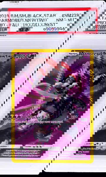 2016 Pokemon Black Star Armored Mewtwo Autogaph Pr Fall '19 Dan Green #SM228