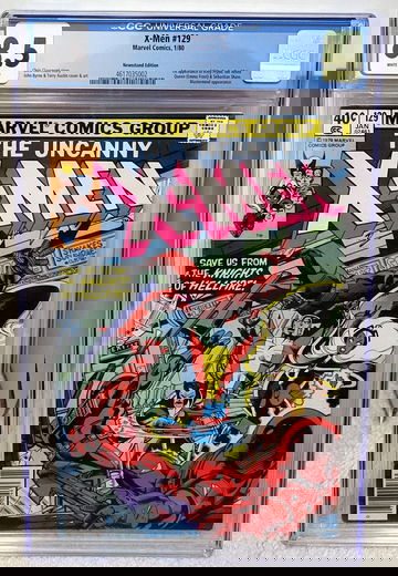 X-Men #129 (1980) CGC 8.5 Newsstand - 1st Kitty Pryde, Emma Frost, & Sebastian Shaw Marvel Comics Key