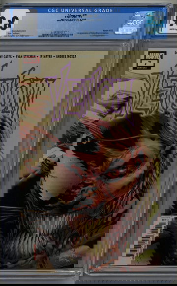 Venom 7 CGC 9.8 1st Dylan Brock cameo