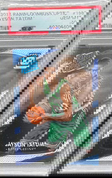 2017 Donruss Optic Rated Rookie Jayson Tatum PSA 10