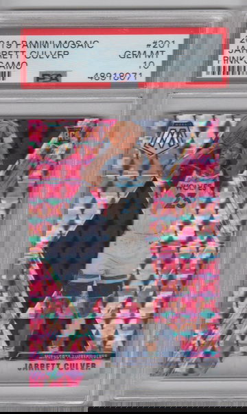 2019 Mosaic Jarrett Culver Pink Camo PSA 10