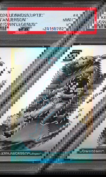 2024 Panini Donruss Optic Downtown Legends Ken Anderson #4 PSA 9