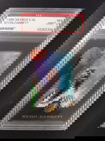  1995 Skybox E-XL  #49  Kevin GarnettPSA9