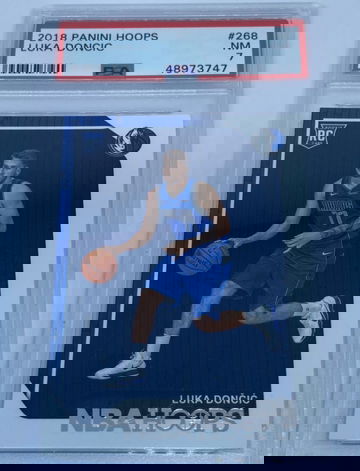 2018 Panini Hoops Luka Doncic Rookie PSA 268