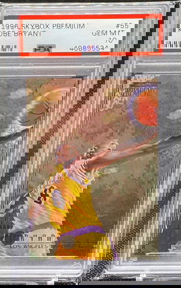 1996 Skybox Premium Kobe Bryant Rookie PSA 10 #55