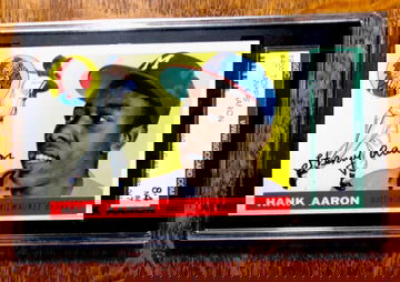 1955 Topps #47 Hank Aaron SGC 7 HOF NR MT 2nd Year Card