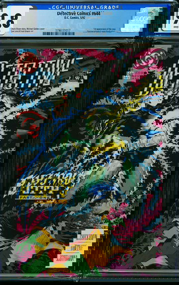 DETECTIVE COMICS #644, CGC 9.8 NM/MT