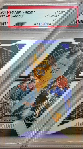 Lebron James 2019 Panini Prizm PSA 10