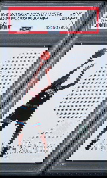 Shareef Abdur-Rahim 1998 Skybox Molten Metal Fusion /250 PSA 8