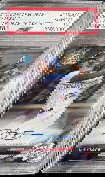 Kevin Smith 2017 Bowman Chrome Auto PSA 10