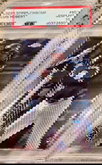 2020 Topps Chrome Luis Robert PSA 10