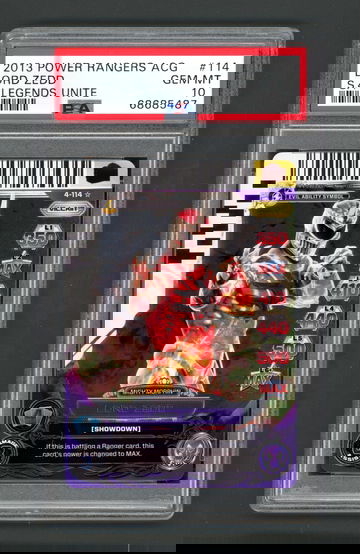 2013 Power Rangers ACG Lord Zedd Legends Unite Holofoil PSA 10