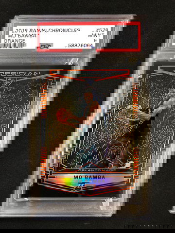 2018 Panini Obsidian - Mo Bamba - Rookie Orange Prizm /149 PSA 9 Mint