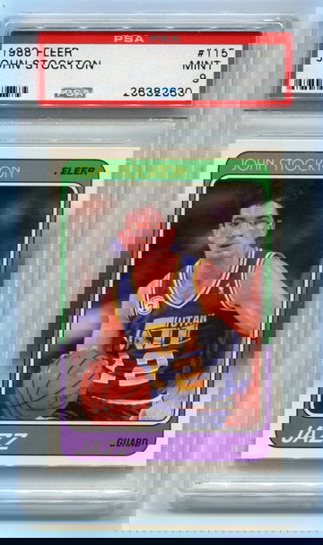 1988 Fleer #115 John Stockton PSA 9