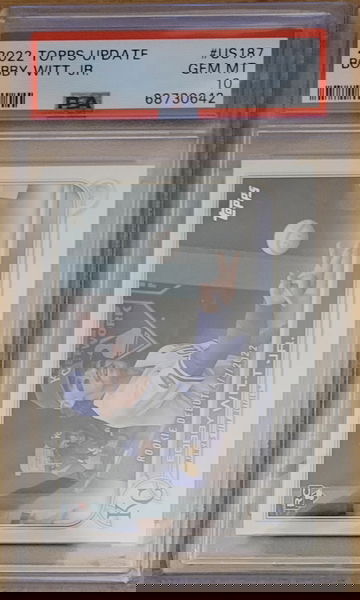 2022 Topps Update Bobby Witt Jr. #US187 PSA 10 Gem MT