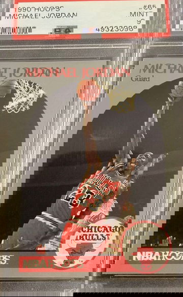 1990 Hoops Michael Jordan PSA 9 MINT