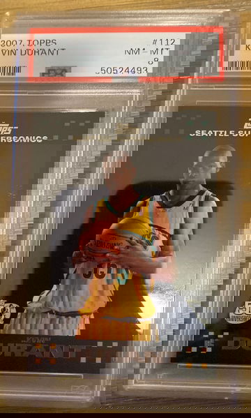 2007 Topps Kevin Durant PSA 8