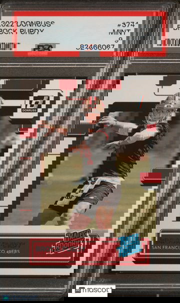 2022 Panini Donruss Brock Purdy #374 PSA 9