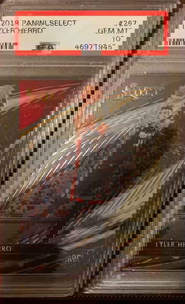 2019 Panini Select Courtside Tyler Herro RC PSA 10