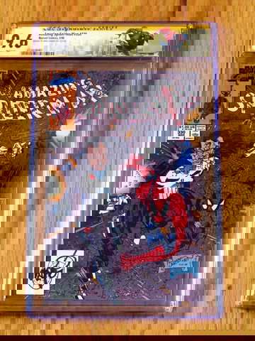 AMAZING SPIDER-MAN #330 CGC SS 9.6 1990 Signature Series signed Erik Larsen