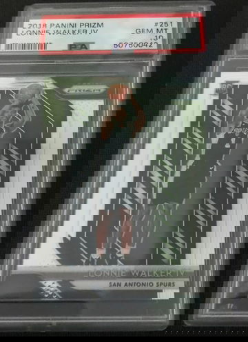 2018 Panini Prizm #251 Lonnie Walker IV RC Rookie PSA 10 Gem Mint
