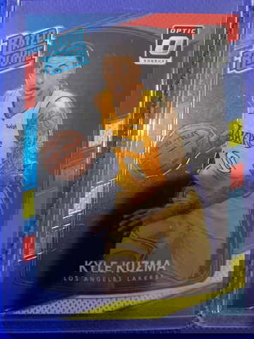 2017-18 optic red yellow kyle kuzma rated rookie 