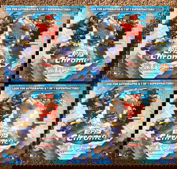 Lot of 4 2020 Topps Chrome Update Sapphire Boxes Factory Sealed