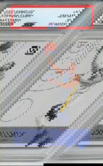 2022 PANINI DONRUSS CRAFTSMEN #4 STEPHEN CURRY WARRIORS PSA 10 LOW POP