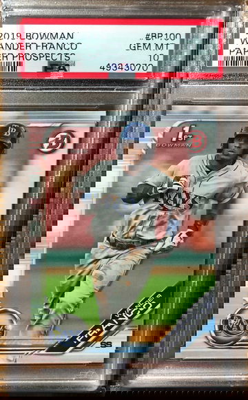 2019 Bowman Wander Franco Paper Prospects PSA 10