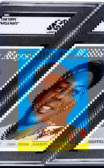 1958 Topps #5 Willie Mays SGC 6