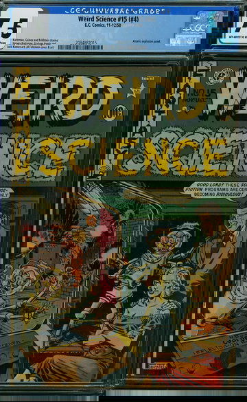 WEIRD SCIENCE #4, CGC 7.5 VF- -- 11-12/1950 (#15)