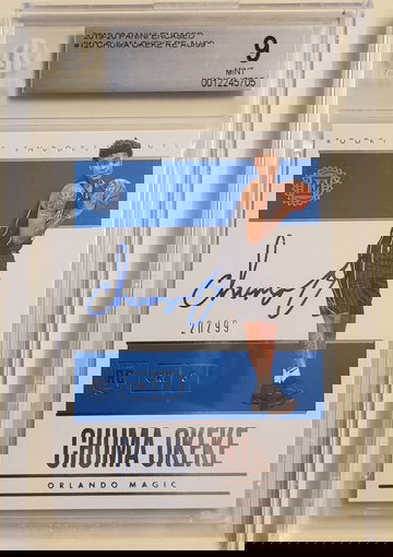 CHUMA OKEKE 2019-20 ENCASED 9/10 AUTO #'D /99