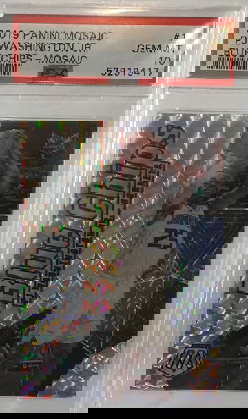 2019 Panini Mosaic PJ Washington Jr Blue Chips PSA 10-Gem Mint 