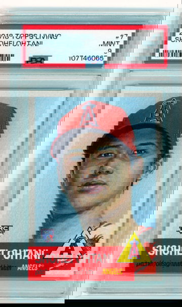 2018 Topps Living #7 Shohei Ohtani PSA 9 MINT!