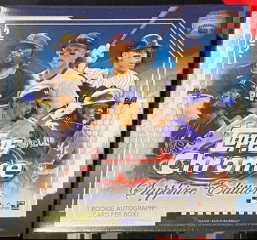 2021 Topps Chrome Sapphire Edition Baseball Factory Sealed Box