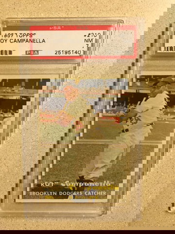 1957 Topps #210 Roy Campanella PSA 7 NM DODGERS HOF 